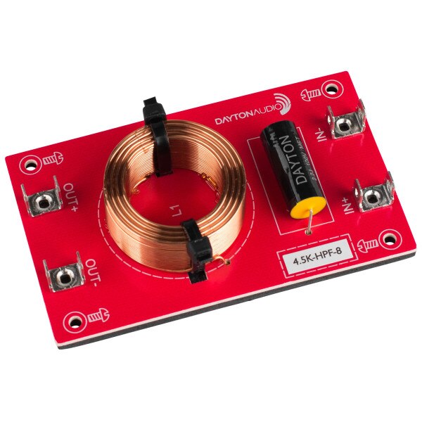 Main product image for Dayton Audio 4.5k-HPF-8 High Pass Speaker Crossover 260-1918